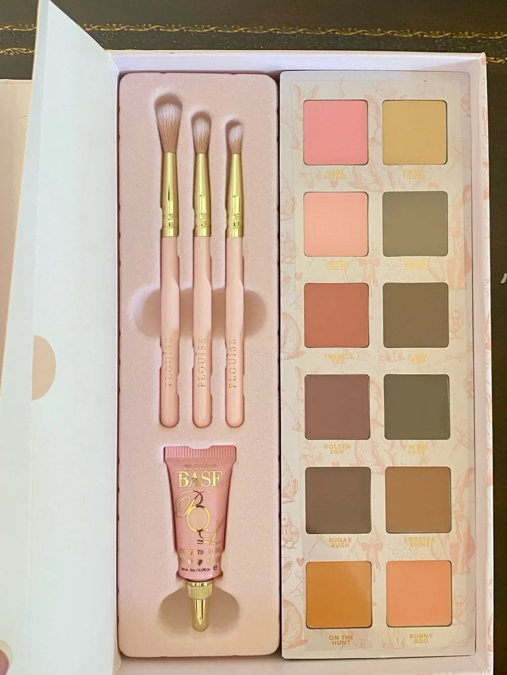 P.Louise Some Bunny Loves You Palette Book Lip Oils Bronzing Drops Gift Set NIB